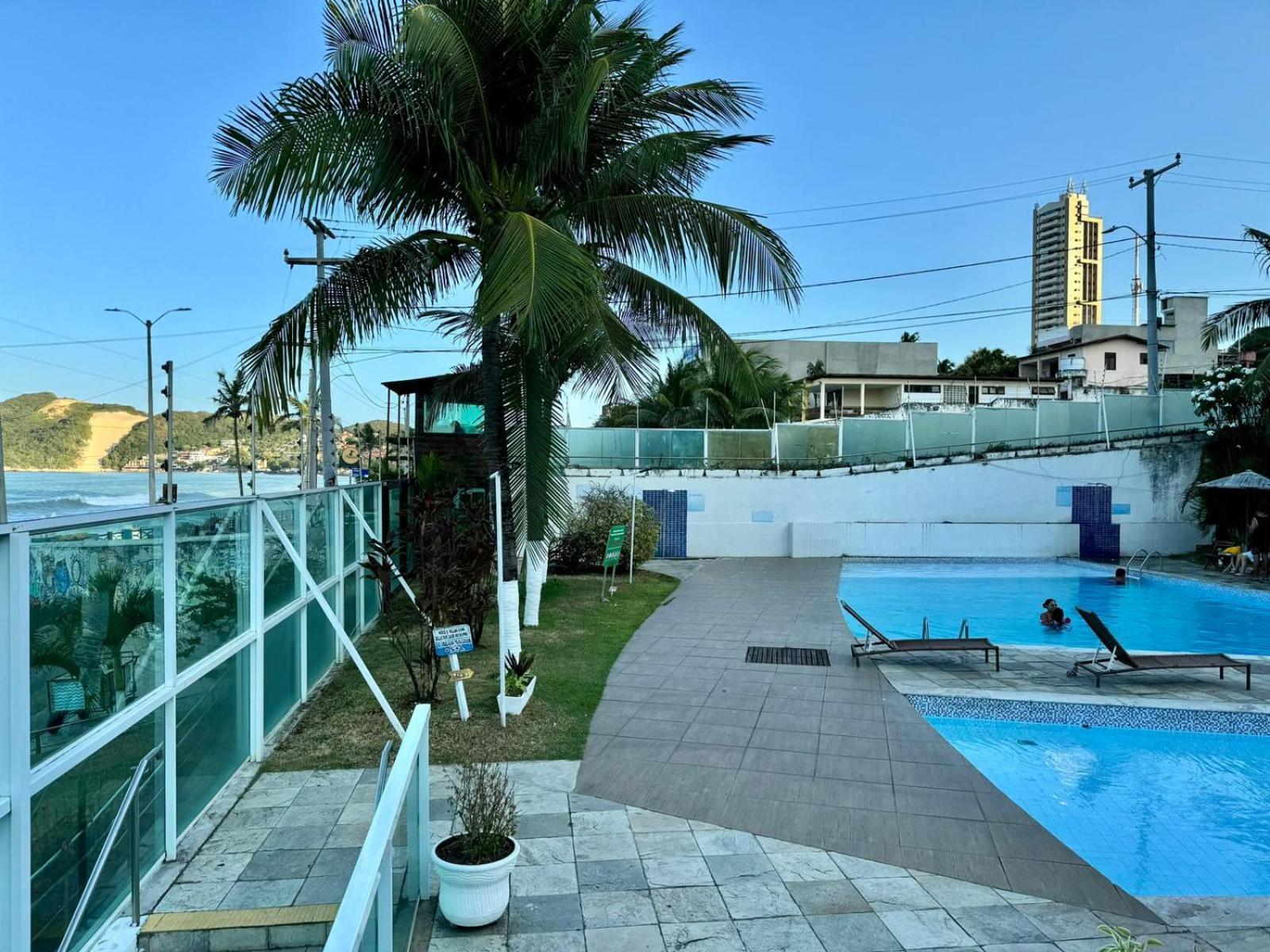 Edy Hospedagens Beira-Mar Flat 310 Com Vista Para O Morro Do Careca, Piscina E Localizacao Privilegiada Natal Exterior photo